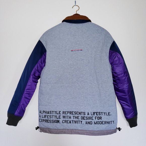 AlphaStyle Global Reversible Unisex Sherpa Coat - Picture 10 of 16